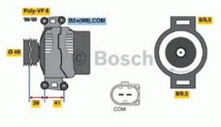 ALTERNATÖR 12V BMW E90 / E91 resmi