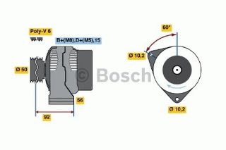 ALTERNATÖR NC R 14V 90/150A resmi