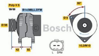 ALTERNATÖR KCB1 14V 50/90A resmi