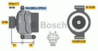 ALTERNATÖR FD TRANSİT 2,4 D 00/- resmi