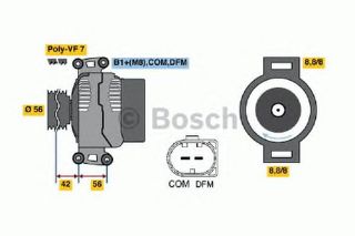 ALTERNATÖR  W211 E200 03- resmi