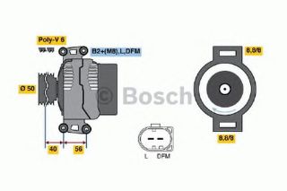 ALTERNATÖR W211 E200 CDI 02-(FIRSAT) resmi
