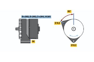 ALTERNATÖR N1 - 28V 10/55A resmi