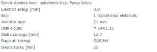 BUJİ W7BC R12 resmi