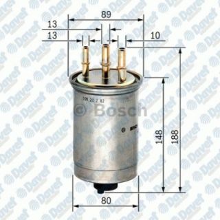 YAKIT FİLTRESİ FOCUS 1.8 TDCİ 01-04 MONDEO III 2.0 TDCI-2.0 16V TDCI 00-07 CONNECT 1.8 TDCI resmi