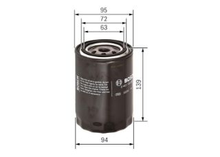 YAĞ FİLTRESİ TOYOTA HİLUX IV 2.4D 4WD 84-88 HİLUX V 2.4D 88-91 resmi