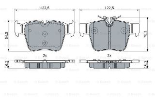 FREN BALATASI ARKA X253 15>19 W205 15>18 S205 15>18 C253 16>19 resmi