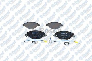 ÖN BALATA FİŞLİ KÇ TİP C5 1.6 HDİ 1.8-2.0 16V HDI 01 0986TB2399 resmi