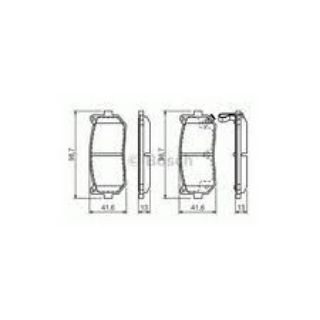DİSK BALATA KİA CARENS OK9A02628Z resmi