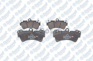 ÖN BALATA TOUAREG 10/02 CAYENNE 02 Q7 06 18 İNÇ 0986TB2455 resmi