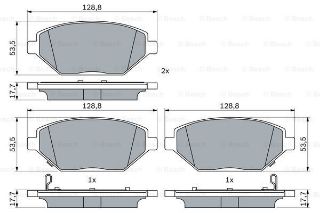 DİSK BALATA OPEL CORSA 42439339 resmi