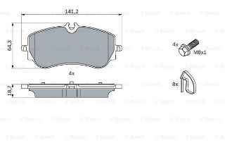 FREN BALATASI AMAROK; CRAFTER 30;CRAFTER 50;E-CRAFTER GRAND CALİFORNİA AUD2H6698451A; SEA2H6698451A; resmi