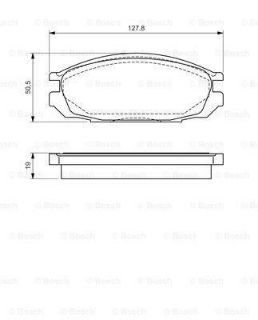 DİSK BALATA - ARKA - WVA 21119 - 127.8X50.5X19 MM - resmi