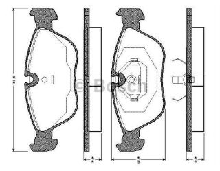 ÖN BALATA VOLVO 850 2.0-2.3 91-96 S70 97-00 V70 97-00 -C70 2.0T 97-05 0986TB2248 271859-2715878-2718591-9485593 resmi