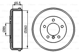 FREN KAMPANASI 260 / 82.6 MM resmi