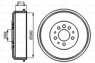 FREN KAMPANASI 268.2 / 88.1 MM resmi