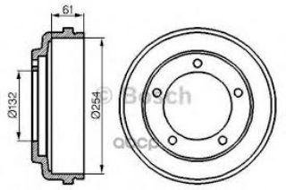 FREN KAMPANASI 254 / 96 MM resmi