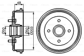 FREN KAMPANASI 203 / 72.2 MM resmi