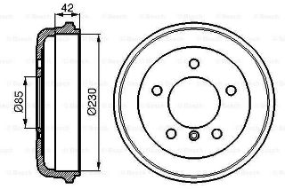 FREN KAMPANASI - 230.0 / 43.0 MM resmi