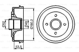FREN KAMPANASI - 180.0 / 83.0 MM resmi