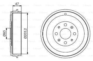 FREN KAMPANASI 203.2 / 47 MM resmi