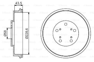 FREN KAMPANASI - 228.6 / 43.5 MM resmi