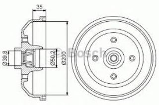 FREN KAMPANASI - 200.0 / 84.0 MM resmi