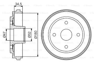 FREN KAMPANASI - 180.0 / 63.0 MM resmi