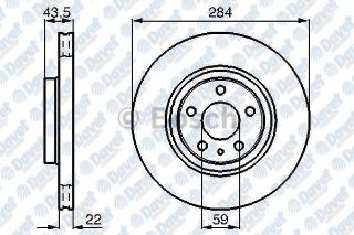 ÖN FREN DİSKİ 284MM EGEA 15> DOBLO 10> PRACTICO 10> 147 00> 156 97> 164 95> SPIDER 12> resmi