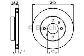 ON FREN AYNASI HAVALI NISSAN SUNNY II B13 90-96 (240X4) resmi