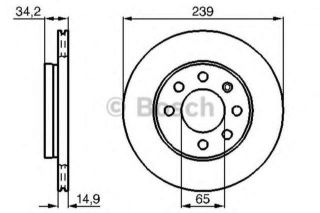 ÖN FREN AYNASI LUPO 99-05 A2 01-05 239X14.9X4DLXHVLI resmi