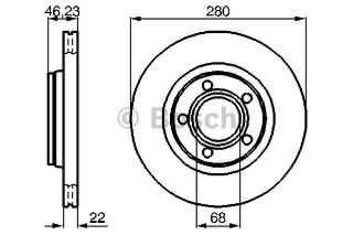 ON FREN AYNASI PASSAT 96>00 A4 94>00 A8 96>10 PHAETON 02> resmi