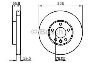 FREN DİSKİ CALİFORNİA T5 1.9 TDI 01.2006 - 11.2009; CALİFORNİA T5 1.9 TDI 04.2003 - 11.2009; CALİFOR resmi