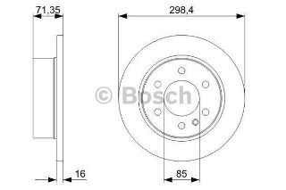 FREN DİSKİ ARKA CRAFTER 06> / SPRINTER 06> DÜZ 298MM resmi