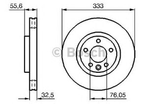 FREN DİSKİ CALİFORNİA T5 1.9 TDI 01.2006 - 11.2009; CALİFORNİA T5 1.9 TDI 04.2003 - 11.2009; CALİFOR resmi