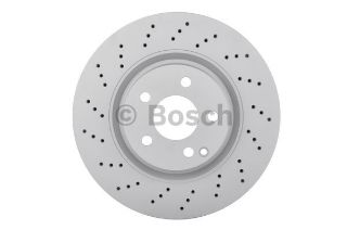 FREN DİSKİ. ÖN. 330 /32-30 MM . HAVA KANALLI. DELİKLİ. KAPLAMALI. YÜKSEK KARBON ALAŞIMLI resmi