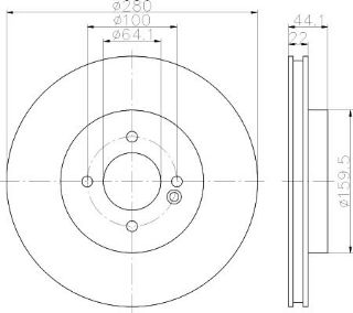 ÖN FREN AYNASI MİNİ ONE 07 COOPER 06 ONE D 09 COOPER D 07 resmi