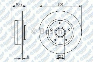 FREN DİSKİ ARKA BM MEGAN III 07- resmi