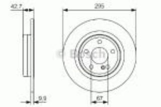 FREN DİSKİ ARKA MERCEDES W176 12> resmi