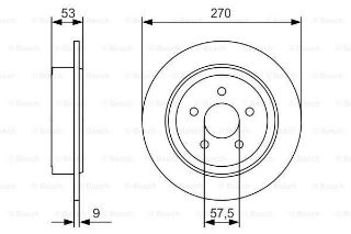 FREN DİSKİ. ARKA. 27 MM / 9-7.2 MM resmi