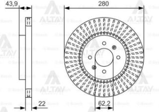 ÖN FREN AYNASI HYUNDAİ İ20-30 / KİA RİO 11 0986479U89 resmi