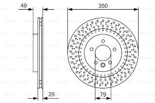 FREN DİSKİ ARKA BM LAND ROVER RANGE ROVER IV-SPORT 13- resmi