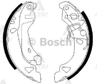 PABUCLU BALATA (180X32MM) BRAVO BRAVA PUNTO  94- resmi