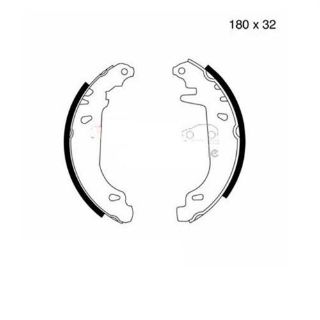 PABUCLU BALATA (180X31MM) XSARA 306 1.4; 1.6; 1.8  93- resmi