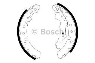 PABUCLU FREN BALATASI ARKA 2286X4200 MM TOYOTA CARINA-E 95>98 resmi