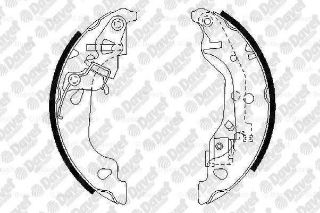 PABUCLU FREN BALATASI 180X32 MM FIAT İDEA 1.3JTD PUNTO 1.2 resmi