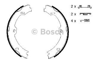 FREN BALATASI ARKA (PARK FRENI PABUCU) C219 04>10 W211 02>08 S211 03>09 W212 09>15 R230 03>12 resmi
