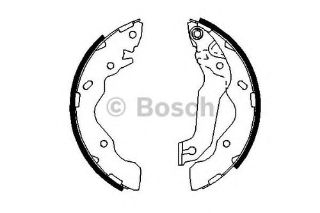 PABUCLU FREN BALATASI ARKA 2032*38 MM HYUNDAİ MATRİX 01>10/ELANTRA 96>04 resmi