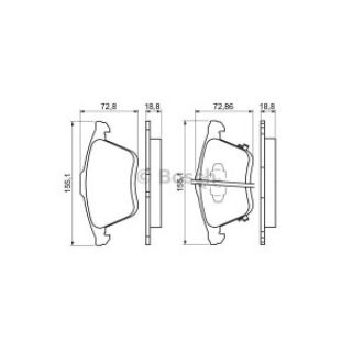 ÖN BALATA MAZDA 6 02-07 resmi