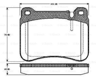 ÖN BALATA MERCEDES W203 C SERI C180-C200-C220-C230-C320-C350 00-07 -CL203-C209 R171 0986TB2972 resmi